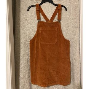 SO Corduroy Overall Dress